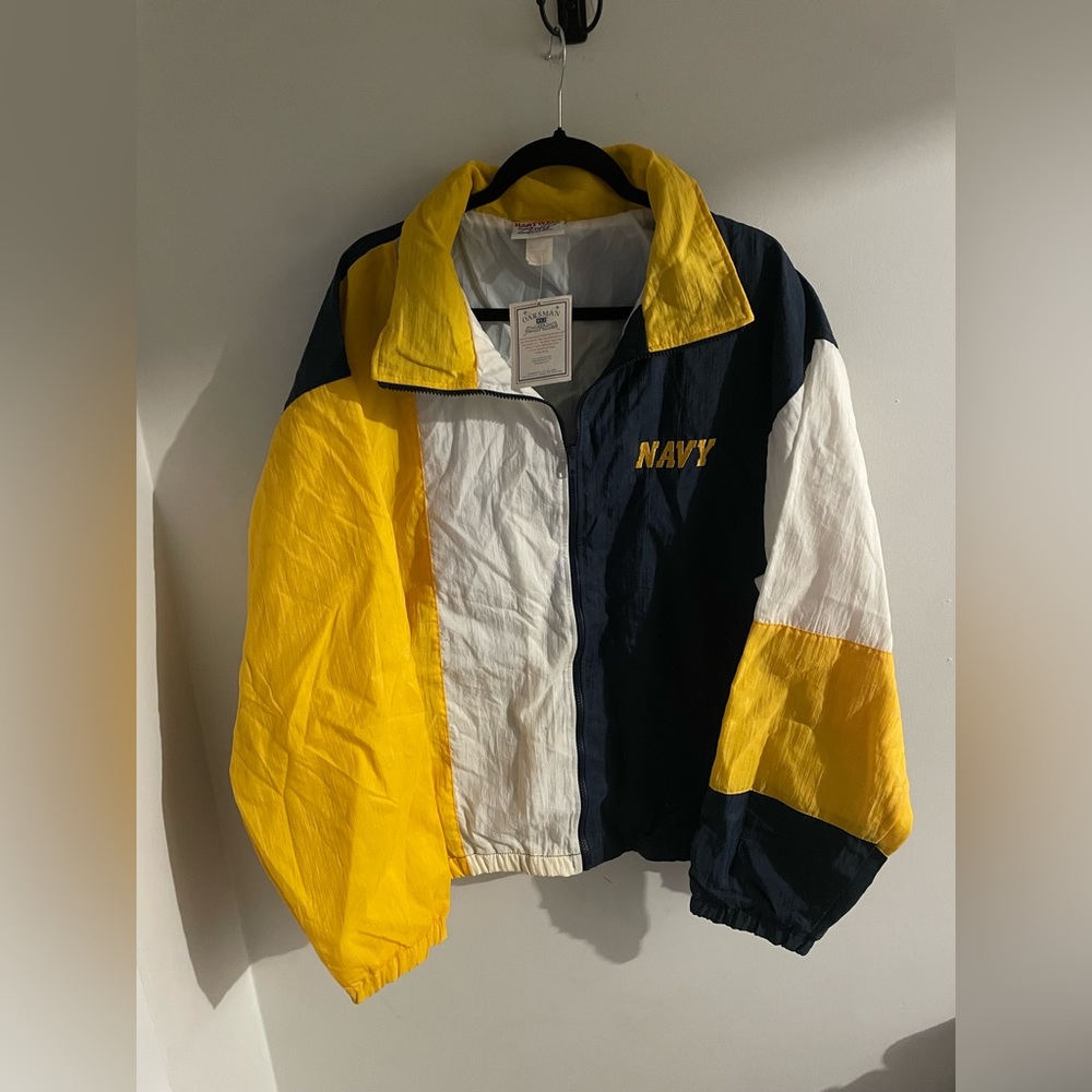 Navy Vintage NET Hartwell Sports XXLWindbreaker Jacket